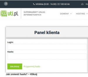 Zamów domenę w UTI.PL