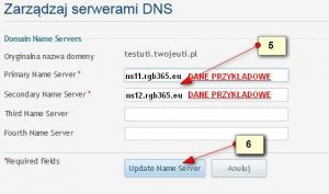 Jak zarządzać serwerami DNS w UTI.PL